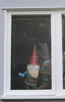 Saw a Coronavirus Gnome in my neighbors window