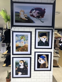 Saw these interesting art pieces at a korean pop-up store