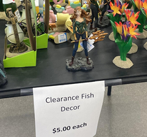Saw this at my local pet store and I thought that figurine looked like someone familiar