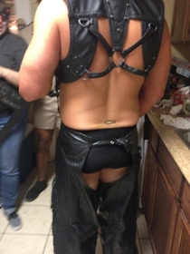 Saw this guy at a Halloween party Yes its real