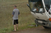 Saw this guy on google maps taking a piss