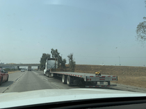 Saw this heavy haul on the freeway today