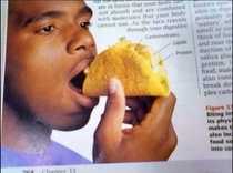 Saw this in a health book How can anyone eat a taco like this