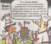 Saw this in the morning paper in honour of Canada Day