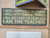 Saw this interesting sign in my kids class