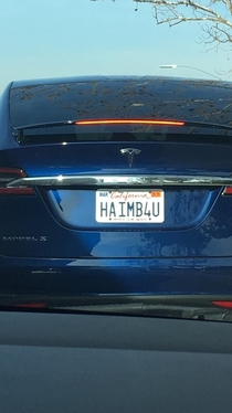 Saw this license plate while driving today