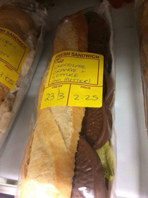 Saw this odd sandwich choice a while back Who even thinks this is a good idea