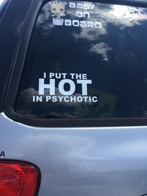 Saw this on a car in GA