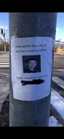 Saw this on a light pole
