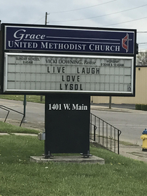 Saw this on a local church sign