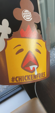 Saw this on a paper crown at Burger King looks like the end of every porn film Ive ever seen