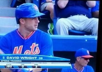Saw this on Twitter today David Wright photobombed by a giant mooseknuckle