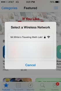 Saw this searching for wifi at the airport