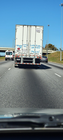 Saw this truck driving in Georgia