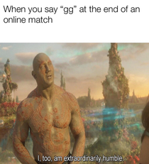 Saying gg makes up for everything