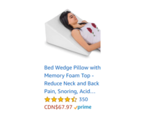Scanning Amazon and I see a pillow for people who have been shot Twice In the breasts