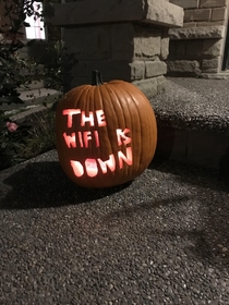 Scariest pumpkin Ive ever seen