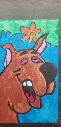 scooby doo painting I made today