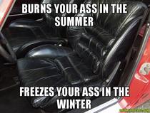 Scumbag car leather seats