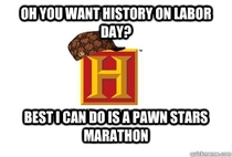Scumbag History Channel back at it again