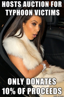 Scumbag Kim Kardashian