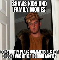 Scumbag SciFi channel my kid was excited to watch Despicable Me