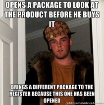 Scumbag Steve- Retail Edition