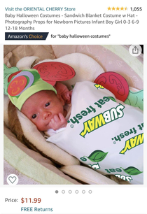 Searched for baby Halloween costumes on Amazon