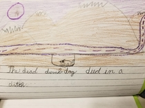 Second grade slightly morbid