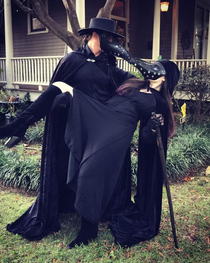 Seeing how this year has gone we decided to be the Plague Doctors Union  this Halloween