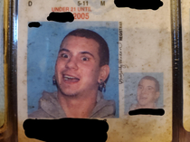 Seeing the hilarious bathrobe license photo made me want to post my first drivers license photo from 