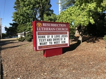 Seen at a church in Portland OR