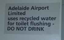 Seen at Adelaide Airport