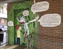 Seen at my friends high school in CC TX I thought it was super cool and had to share