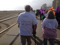 Seen at todays Walk to End Alzheimers