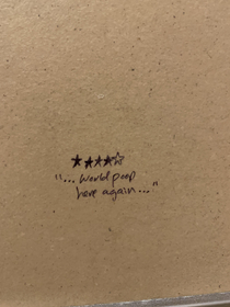 Seen in airport bathroom