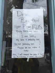 Seen in Washington The person better return the bike