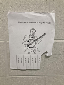 Seen posted in the performing arts hallway where I teach I love these kids