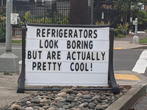 Seen yesterday outside of an appliance store