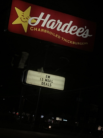 Self aware Hardees