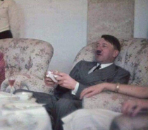 September st  colorized Hitler playing his first video games that caused him to be violent and start WW