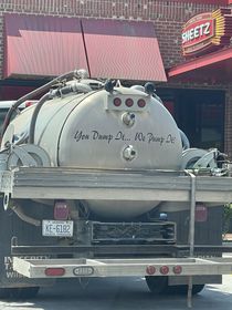 Septic company truck I saw today