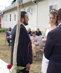 Seriously who goes to a wedding in shorts Totally disrespectful