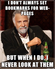 Setting bookmarks online