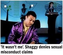 Shaggy advises Hollywood Plan your excuses in advance