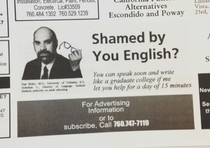 Shamed by you english