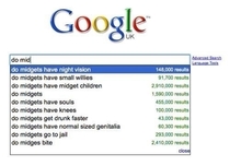 Shameful google searches