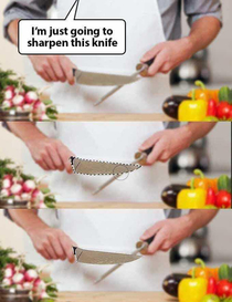 Sharpen this knife