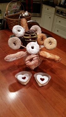 She loved the dozen long-stem donuts I married the right woman OC