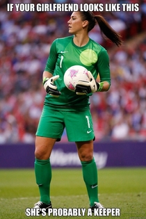 Shes a keeper